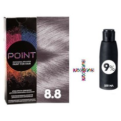 Крем-краска для волос POINT 8.8 и крем-окислитель 9%