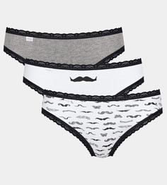 Комплект трусов женский Sloggi WeekendMovemberTaiC3P белый 52 RU