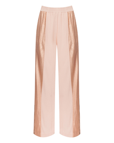 Брюки женские NUDE 1103504 золотистые 46 IT