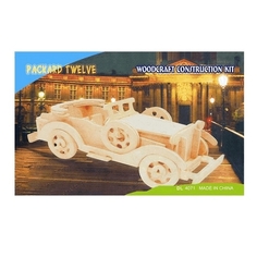 Деревянный конструктор Автомобиль арт. DL4071 No Brand