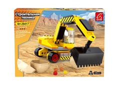 Конструктор Строители Экскаватор, 176 дет., арт. 29417 No Brand
