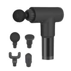 Беспроводной пистолет-массажер FASCIAL GUN 320 (3600 о/м) ударный массажер с 4 насадками No Brand