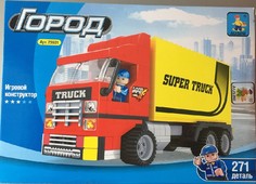 Конструктор Город Грузовой автомобиль, 271дет., арт. 25601 No Brand