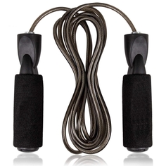 Скакалка стандартная Спортекс JJ-304 305 см черный