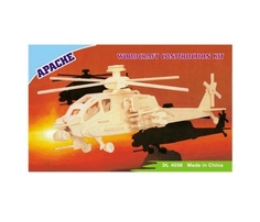 Деревянный конструктор Вертолёт арт. DL4056 No Brand