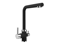 Смеситель для кухонной мойки Longran Sprint universal LM2195, Onyx granite