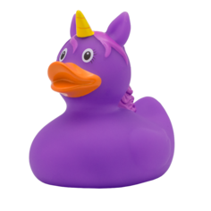 Игрушка для ванны FUNNY DUCKS сувенир "Единорог пурпурный уточка", 2090