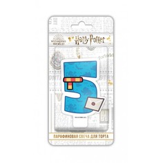 Свеча праздничная ND Play Harry Potter цифра 5 с рисунком