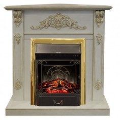 Электрокамин RealFlame Anita Corner WTG, белый дуб с патиной