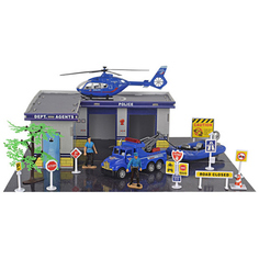 Игровой набор конструктор Полицейский участок, арт. JZ2039T No Brand