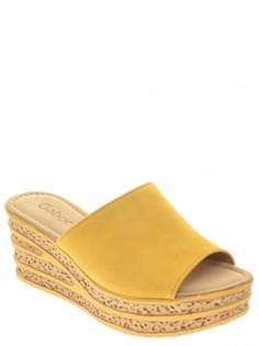Сабо женские GABOR 140234 желтые 5.5 UK