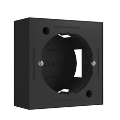 Коробка для накладного монтажа Werkel W8000008, черный