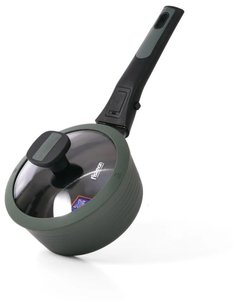 Ковш Fissman Brilliant с крышкой со съемной ручкой 16 см 1,3 л