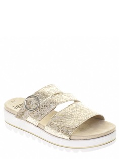 Сабо женские Jana 140989 золотистые 9.5 US