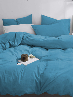 Постельное белье GoodNight Сатин Делюкс евро (с нав. 50х70) лагуна