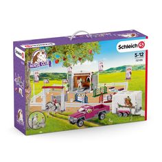 Игровой набор Schleich Большое конное шоу с пикапом и конным боксом 72105