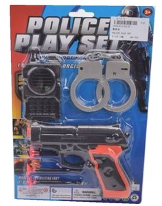 Набор полиция Simba пистолет с присосками + аксесс. B1920415