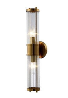 Бра 2 плафона латунь Crystal Lux Sancho AP2 BRASS