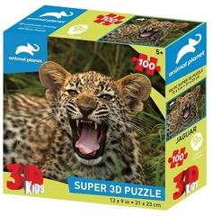 Пазл-3D Маленький ягуар, 100 деталей Prime3D 13702