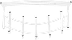 Настенная вешалка НИКА ВНП4 (White) Nika