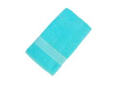 Махровое полотенце подарочное, 50х90, голубой, Ундина, УП-024-07 Aisha