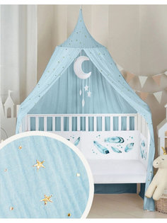 Балдахин Dr.Hygge HG20102/Голубой_золото