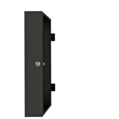 Задняя секция для SYSMATRIX WP-DS.12.9 настенного шкафа 12U серии WP (RAL 9004)
