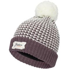 Шапка-бини унисекс Picture Organic Ale Beanie B purple, one size