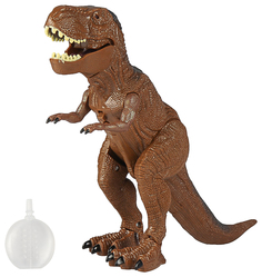 ИГРОЛЕНД Игрушка интерактивная в виде Динозавра, пар, свет, звук, 3АА, ABS, 29х28х9,5см