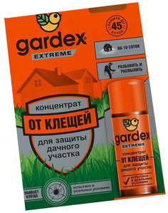 Средство от клещей концентрат Gardex Extreme для защиты дачного участка 63280