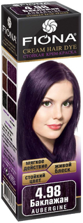 Краска для волос FIONA Cream Hair Dye 4.98 Баклажан
