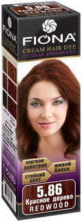 Краска для волос FIONA Cream Hair Dye 5.86 Красное Дерево