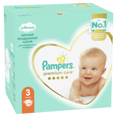 Подгузники Pampers Premium Care 3 (6-10 кг), 114 шт.