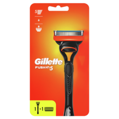 Мужская бритва Gillette Fusion5 с 2 сменными кассетами