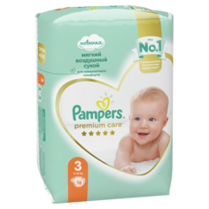 Подгузники Pampers Premium Care Midi (6-10 кг) 18 шт.