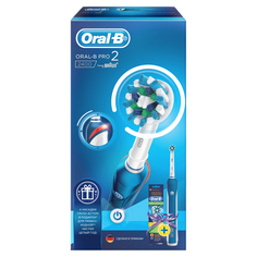 Зубная щетка электрическая Braun Oral-B Pro 2400 D501.513.2+EB50 CrossAction