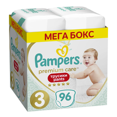 Подгузники-трусики Pampers Premium Care 3 (6-11 кг), 96 шт.