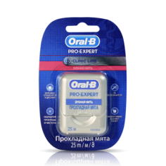 Зубная нить Oral-B Pro-Expert Clinic Line Прохладная мята 25 м