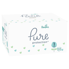 Подгузники Pampers Pure Protection 1 (2-5 кг), 102 шт.