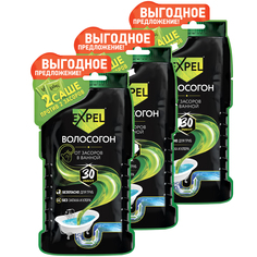 Средство Expel для устранения засоров от волос 2 саше по 50 г, 3шт
