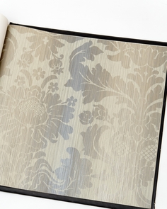 Бумажные обои SEABROOK TAPESTRY, Серые, не виниловые, экологичные