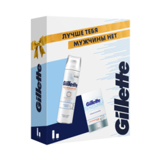 Подарочный набор мужской Gillette Skinguard пена для бритья+Gillette бальзам после бритья