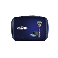 Подарочный набор мужской Gillette Proglide бритва с 1 кассетой+2 касс.+чехол в косметичке