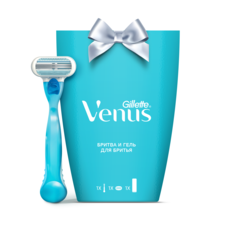 Подарочный набор Venus Satin Care с гелем для бритья