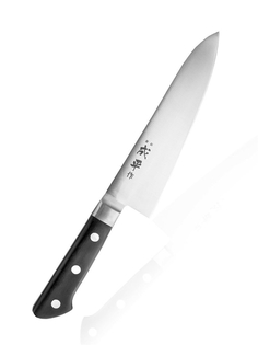 Нож кухонный поварской, японский Шеф нож Fuji Cutlery, Сталь Mo-V, лезвие 18 см, Япония