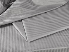 Пододеяльник Edelson сатин страйп 175х215, ESS-18-М_асфальт