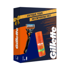 Подарочный набор Gillette Fusion5 Бритва с 1 см. кассетой + Гель д/бритья 75мл