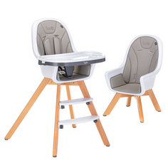 Стульчик для кормления Nuovita Gourmet (Grigio, Legno/Серый, Деревянный), до 5 лет