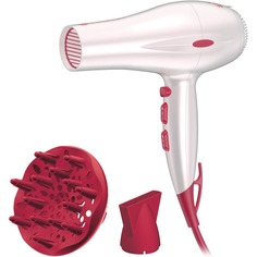 Фен GA.MA ELEGANZA 3D TSUBAKI-OT GH1810 White/Red