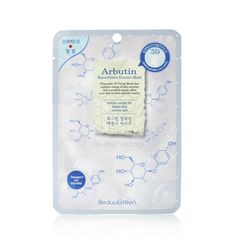 Маска для лица тканевая BeauuGreen 3D Arbutin Essence Mask 23 г